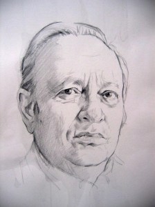 Derek Mahon by Anthony Palliser from Portraits d'Irlande